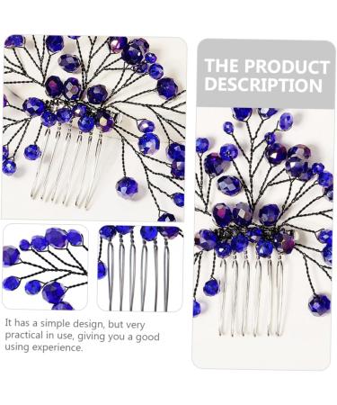 Angoily Hair Comb Rhinestones Bride Alloy Headgear - Buy Online on SooperMarket.com