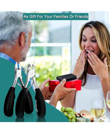 Toenail Clippers for Thick & Ingrown Nails | Large Set for Seniors & Men - Best Quality & Easy Use - Buy Online on SooperMarket.com