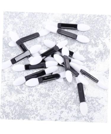 Gogogmee 100pcs Make up Applicators for Face Dual Sided Eyeshadow Brush Makeup Eyeshadow Brush Smudge Brush M White - Buy Online on SooperMarket.com