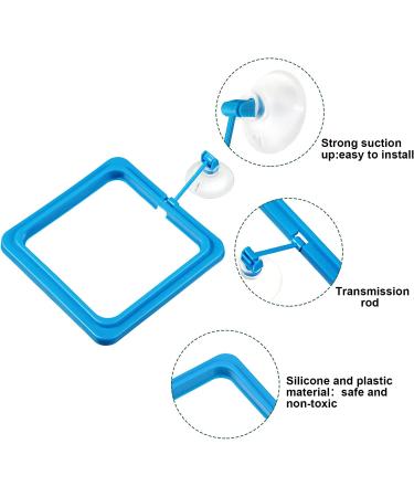 Aquarium Feeding Set: Fish Feeding Ring, Food Feeder, Spawning Bed, Betta Leaf Pad - 4 Pieces - Buy Online on SooperMarket.com