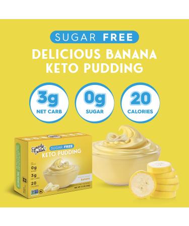 Simply Delish Instant Pudding Mix Variety Pack - Plant Based Sugar Free Desserts - Non GMO, Gluten Free, Vegan, Keto Friendly - 0.7 oz (Pack of 12) - Buy Online on SooperMarket.com