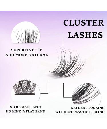Buy 72 Individual False Eyelashes for DIY Volume Extensions - Reusable 10-16mm C/CC/D Curl | OP17 - Buy Online on SooperMarket.com
