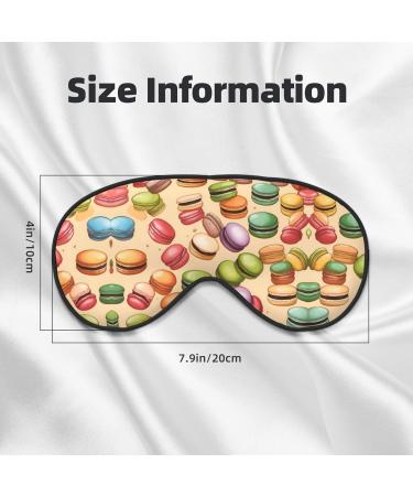 Buy Macaron Flavored Soft Sleep Eye Mask | Breathable Eye Patch for Travel & Relaxation - International Shipping Available - Buy Online on SooperMarket.com