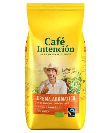 Coffee CREMA AROMATICO from Caf Intenci n 4x1000g beans