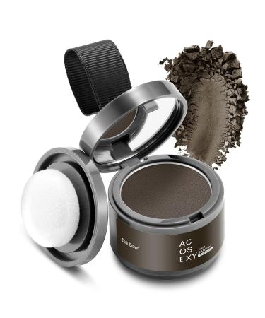 Root Cover Up Powder - Dark Brown for Hair Beard & Eyebrow Coverage | Men's & Women's Gray Hair Solutions - Buy Online on SooperMarket.com
