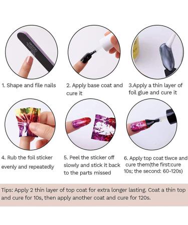Nail Art Foil Glue Gel for Starry Sky Stickers - 2 Bottles (16ML each) - Buy Online on SooperMarket.com