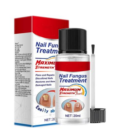 Fungal Nail Treatment 20ml Extra Strong Nail Fungus Treatment for Toenail and Fingernail Premium Fungal Nail Eliminator Anti fungus Nail Repair and Strengthen Fix & Renew Damaged Broken Nails 1 PCS