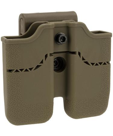 Evike Airsoft - Matrix Hardshell Adjustable Mag Holster for 19.11 Series Pistol Mags Belt Attachment