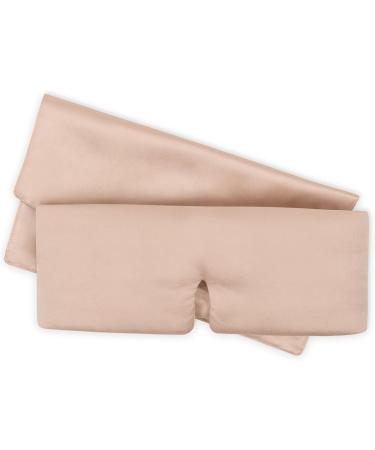 Baloo Silk Weighted Sleep Mask | Mulberry Silk Eye Mask | Sound-Muffling Blindfold for Deep Sleep | Relaxation & Tranquility with Rose Quartz Crystal - Buy Online on SooperMarket.com