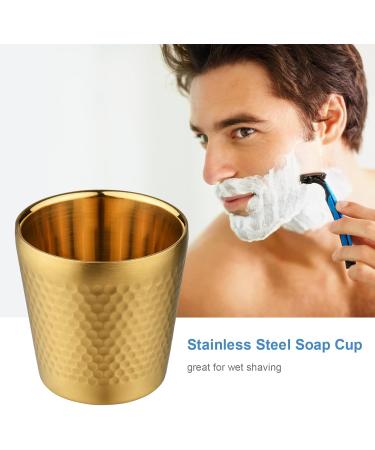 Xiaoxin Stainless Steel Soap Bowl | Barber Razor Cup for Men | Wet Shaving & Face Hair Cleaning - Buy Online on SooperMarket.com