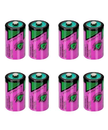 8 Pack TL-5902 Battery 1200mAh 3.6V for Tadiran TL-5902 Battery Replacement for ER14250 SL-350TL-5902/S TL-2150/S