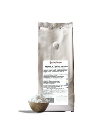 GustoIntenso Oat Flour Sugar Free Gluten Free Oat Fiber Cereal Flour for Food 2000 Gr