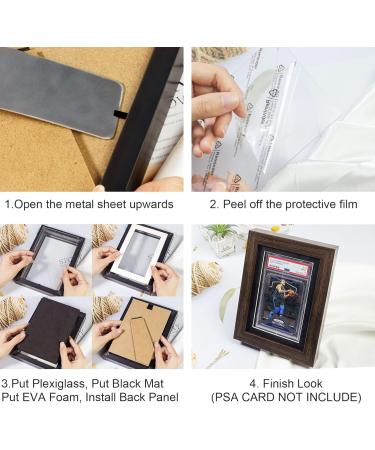 Tutata Walnut PSA Graded Card Display Frame - Sport Card Display Case - Buy Online on SooperMarket.com