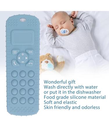 Portable Remote Control Shaped Teething Toy for Babies - Blue - Buy Online on SooperMarket.com