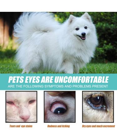 Eye Care Tear Stain Remover for Dogs & Cats - Effective Eye Drops for Inflammation - Better than Ointment - Buy Online on SooperMarket.com