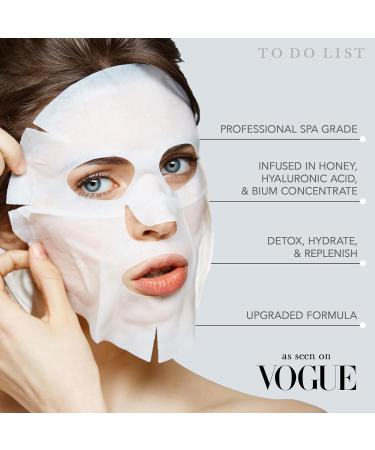 TO DO LIST Honey Glow Sheet Mask - 30 Pack | Spa-Grade Korean Masks for Detox, Hydration & Replenishment - Buy Online on SooperMarket.com