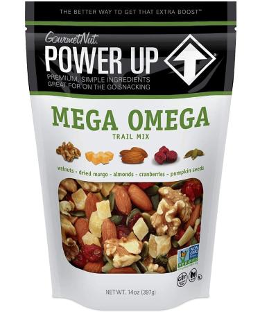 Power Up Mega Omega Keto-Friendly Trail Mix - 14 Oz (397 grams)