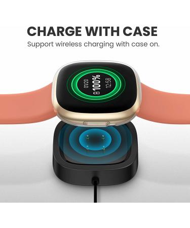 [3 Pack] Tensea Compatible with Fitbit Versa 3 / Sense Screen Protector Case  Soft TPU Bumper Full Around Fit bit Versa3 Sense Cover Protective Accessories (Clear/Clear/Clear  3) Clear/Clear/Clear 3 - Buy Online on SooperMarket.com