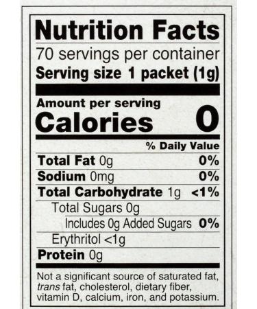 Now Foods Organic Monk Fruit Sweetener 70 Packets - Zero Calories | 2.47 oz - Buy Online on SooperMarket.com