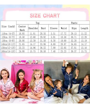 SWOMOG Kids Silk Pyjamas - Short Sleeve Satin PJs Set for Boys & Girls | Button-Down Silky Nightwear for Children & Teens (Ages 4-16) - Grapefruit | 8-9 Years - Buy Online on SooperMarket.com