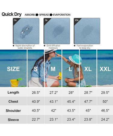 Women's Quick Dry Sun UV Protection Safari Shirt for Hiking Fishing X-Large Khaki - Buy Online on SooperMarket.com