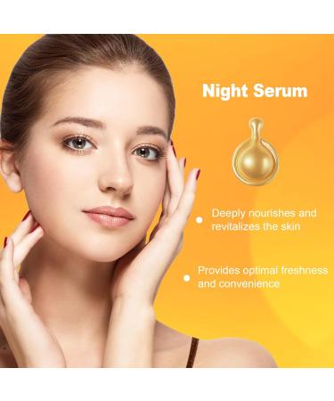 KISSIO Apple Cell Serum - Anti-Aging Hydrating Serum for Fine Lines & Wrinkles 30 Capsules Moisturizer for Night Use Plump & Firm Skin - Buy Online on SooperMarket.com