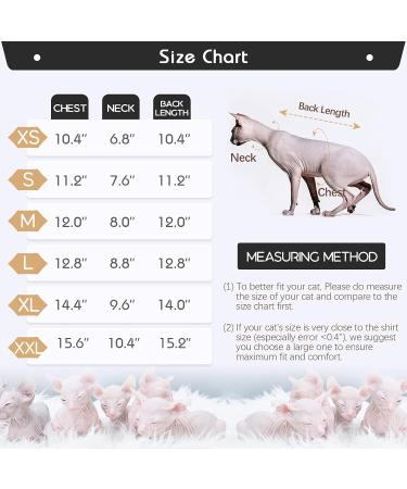 Breathable Summer T-Shirts for Hairless Cats | Soft Cotton Pet Pajamas for Sphynx Cornish Rex Devon Rex - XS Size - Buy Online on SooperMarket.com