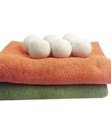 1Pcs Dryer Balls Natural Fabric Virgin Reusable Balls Dryer Wool Laundry Softener Dry Washing Kit Balls 6cm - Buy Online on SooperMarket.com