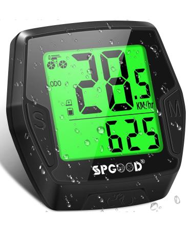 SPGOOD Bicycle Computer Wireless Tacho Bicycle Bicycle Taxo Wireless Bicycle Tachometer Bicycle Computer Kinder Bicycle Computer Wireless Radd computer Wireless Bicycle Tacho