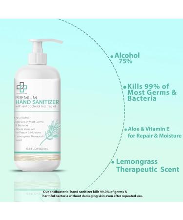 London Labs Aloe Vera Hand Sanitizer Gel - 16.9 Fl Oz (Pack of 2) - Moisturizing and Refreshing - Buy Online on SooperMarket.com