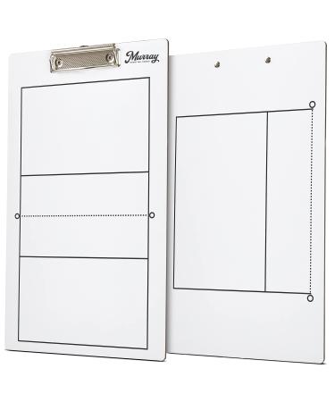 Murray Sporting Goods Dry Erase Double-Sided Volleyball Coaches Clipboard