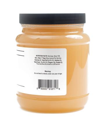 TJO Bees Raw & Unfiltered Honey - 5 LB (80 OZ) Jar, 100% Pure, Natural Honey - Buy Online on SooperMarket.com