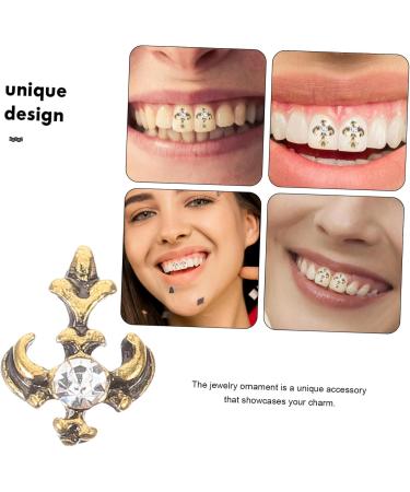 PACKOVE 9 Pcs Retro Vintage Decor Retro Decor Teeth Grills European and American Metal Cross - Buy Online on SooperMarket.com