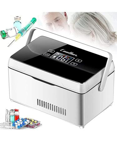 Portable Insulin Cooler Box Rechargeable Car Travel Refrigerator LCD Display Super Large Capacity for Insulin Interferon Growth Hormone Touchsupercapacity-triplebattery