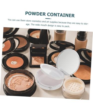 PLAFOPE 2pcs Storage Box Powder Compact Case Empty Cosmetic Pressed Refillllable Powder Case - Buy Online on SooperMarket.com