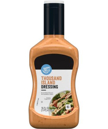 Amazon Brand - Happy Belly Thousand Island Dressing, 16 Fl Oz