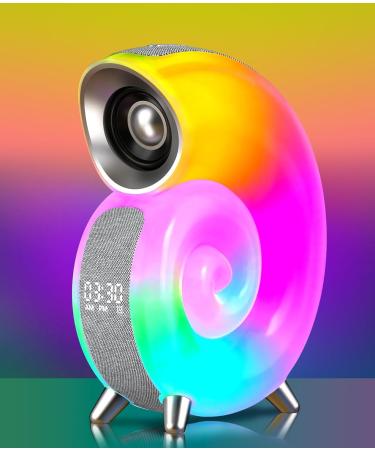 Bestyijo Daylight Alarm Clock - Sunrise Sunset Simulation Bluetooth Audio 8 White Noise Sounds 4 Alarms & Bedside Lamp | International Shipping Available - Buy Online on SooperMarket.com