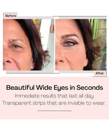 Small Wonderstripes Eye Lid Tape - 64 Pack | Eyelid Lifting Strips for Hooded & Droopy Eyes | Invisible Silicone Tape for All Shapes | Easy Makeup Application - Buy Online on SooperMarket.com