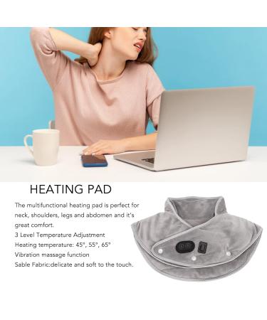Shop ZoBel Gray Electric Heating Cushions for Neck & Shoulders - 3-Stage Temp Control & Massage | Ultimate Tissue Relaxation - Buy Online on SooperMarket.com