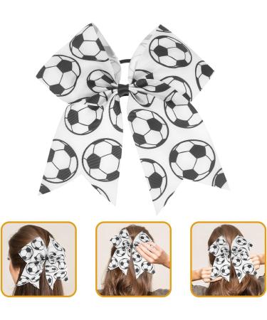 minkissy Elastic Ponytail Holder Soccer Hair Tie Soccer Hair Bow Tie Soccer Hair Accessory for Girl - Buy Online on SooperMarket.com