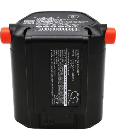 PRUVA Battery for Gardena AccuJet Li-18 | 1500mAh Replacement | International Shipping Available - Buy Online on SooperMarket.com