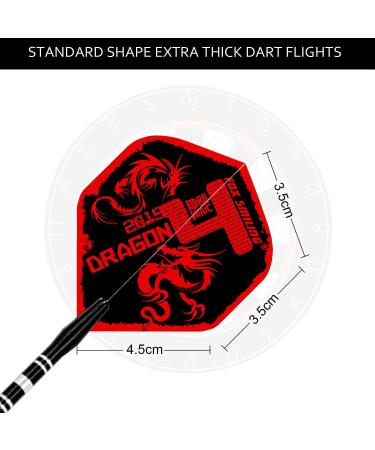 FOX SMILING Dart Flights Accessories Kit - 120PCS (20 Designs) PET Replacement Wings for Steel Tip and Soft Tip Darts - Buy Online on SooperMarket.com