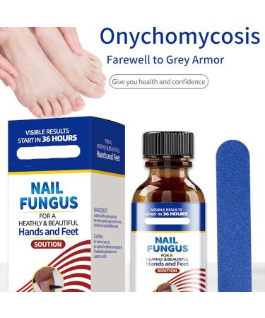 Fungal Nail Treatment For Toenails - Extra Strong Nail Fungus Treatment for Toenail - Toe Nail Fungal Treatment - Anti-Fungal Nail Repair Treatment with Nail File and Nail Brush - Buy Online on SooperMarket.com