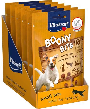 Vita force Boony Bits Hundeleckerli training snack as a reward for in between for small dogs in the recoverable bag without the addition of sugar and cereals (6x 55g)