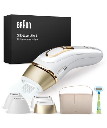 Braun IPL Silk Expert Pro 5 hair removal for home with storage bag Venus razor 4 attachments PL5342 PL5342 cardboard packaging