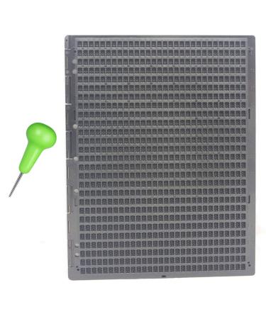 Braille Portable Writing Board Plastic with 27 and 30 Squares Lamp Holder for Practical School