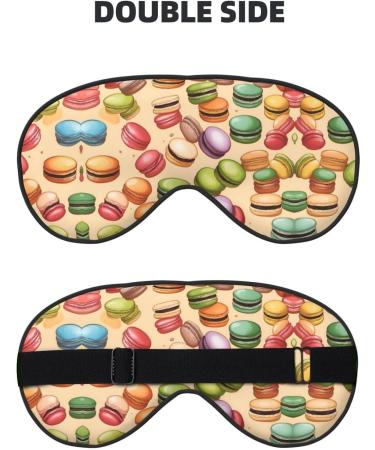 Buy Macaron Flavored Soft Sleep Eye Mask | Breathable Eye Patch for Travel & Relaxation - International Shipping Available - Buy Online on SooperMarket.com