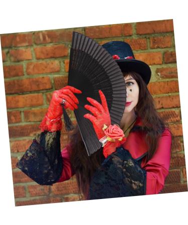 ABOOFAN Wedding Folding Fan Paper Fans Decoration Portable Fan Folding Fans Dance Fan Classical Women's - Buy Online on SooperMarket.com