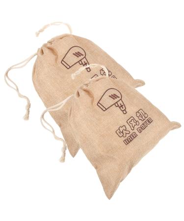 FOYTOKI 2pcs Hair Dryer Drawstring Bags Hair Dryer Carrying Bags Hairdresser Pouch Hair Tool Organizer Cloth