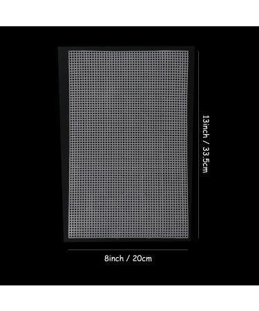 6 Pack Clear Plastic Mesh Canvas Sheets - Large 8x13 Inch Needlepoint Embroidery Blanks - Buy Online on SooperMarket.com